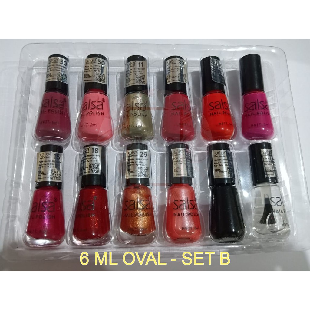 [PER BOX] * NCC * Salsa Nail Polish / Kutek Cat Kuku (1 Set - 12 pcs Kutek - BOX)