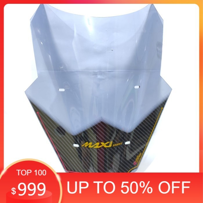 WINDSHIELD TAMENG ANGIN DEPAN COVER VISOR ALL NEW NMAX 155 2020 VND CARBON VECTOR ORIGINAL AKSESORIS