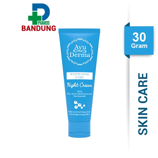 Ayu Derma Whitening Night Cream (30gr) - Krim Malam Whitening