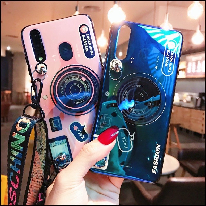 SAMSUNG A02S A20S A70S A70/ FUZE CASE MOTIF CAMERA + TALI