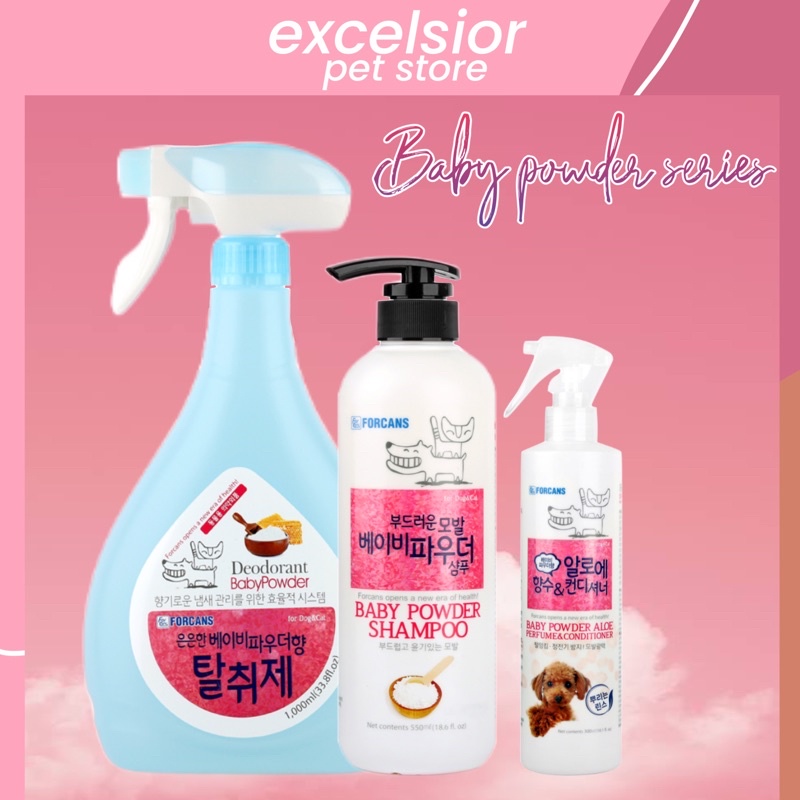 Forbis Baby Powder Shampoo Anjing Kucing / For Dog Cat
