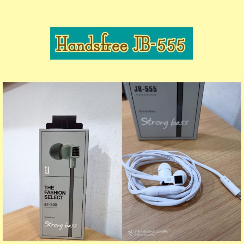 HF HEADSEAT JBL JB-555 STRONG BASS PACKING IMPORT