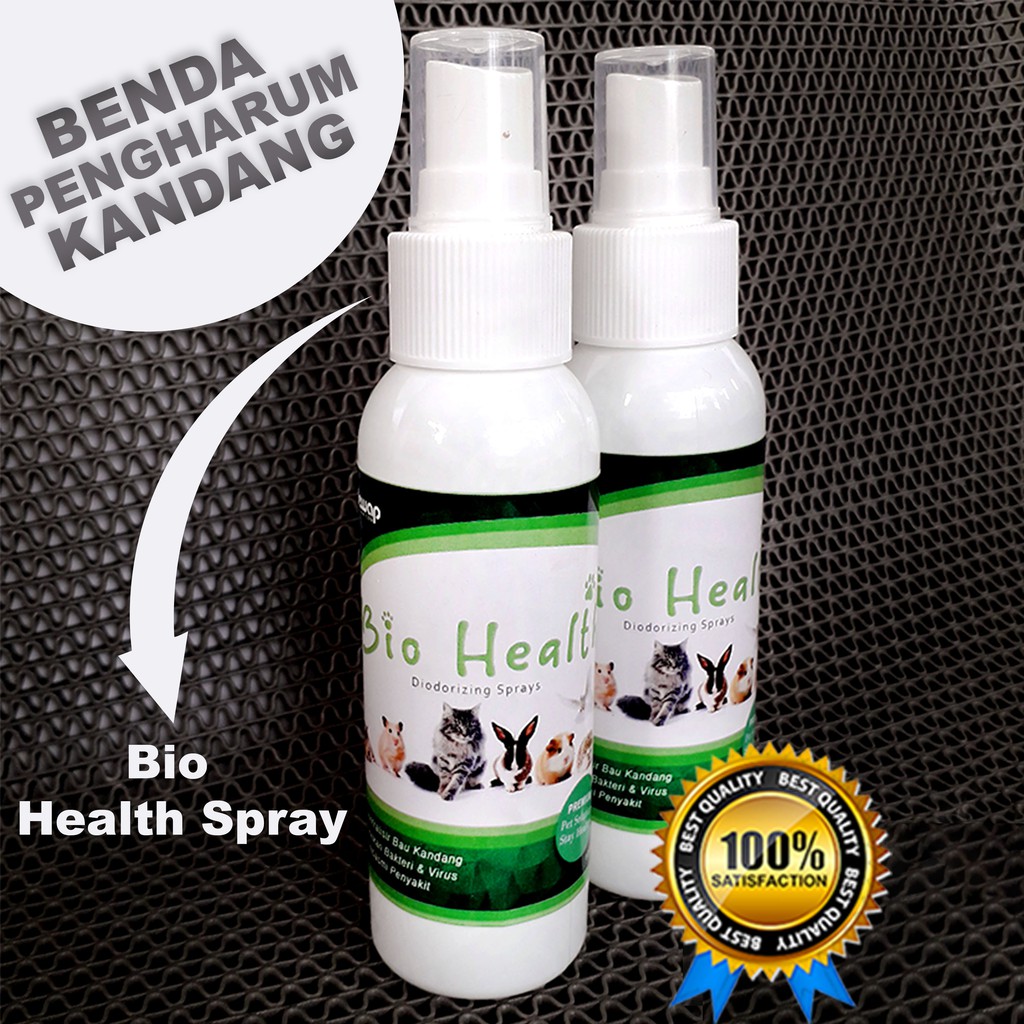 BioHealth Spray penghilang bau kandang hewan menyerap bau pesing kucing kelinci hamster sugar glider-3