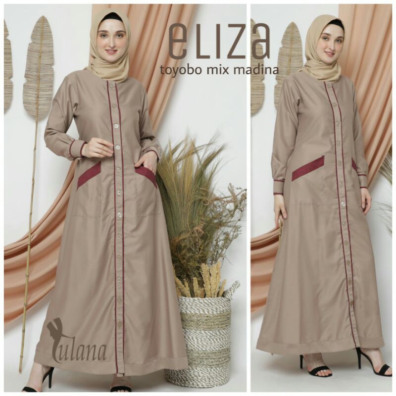 Gamis Eliza Toyobo mix Madina