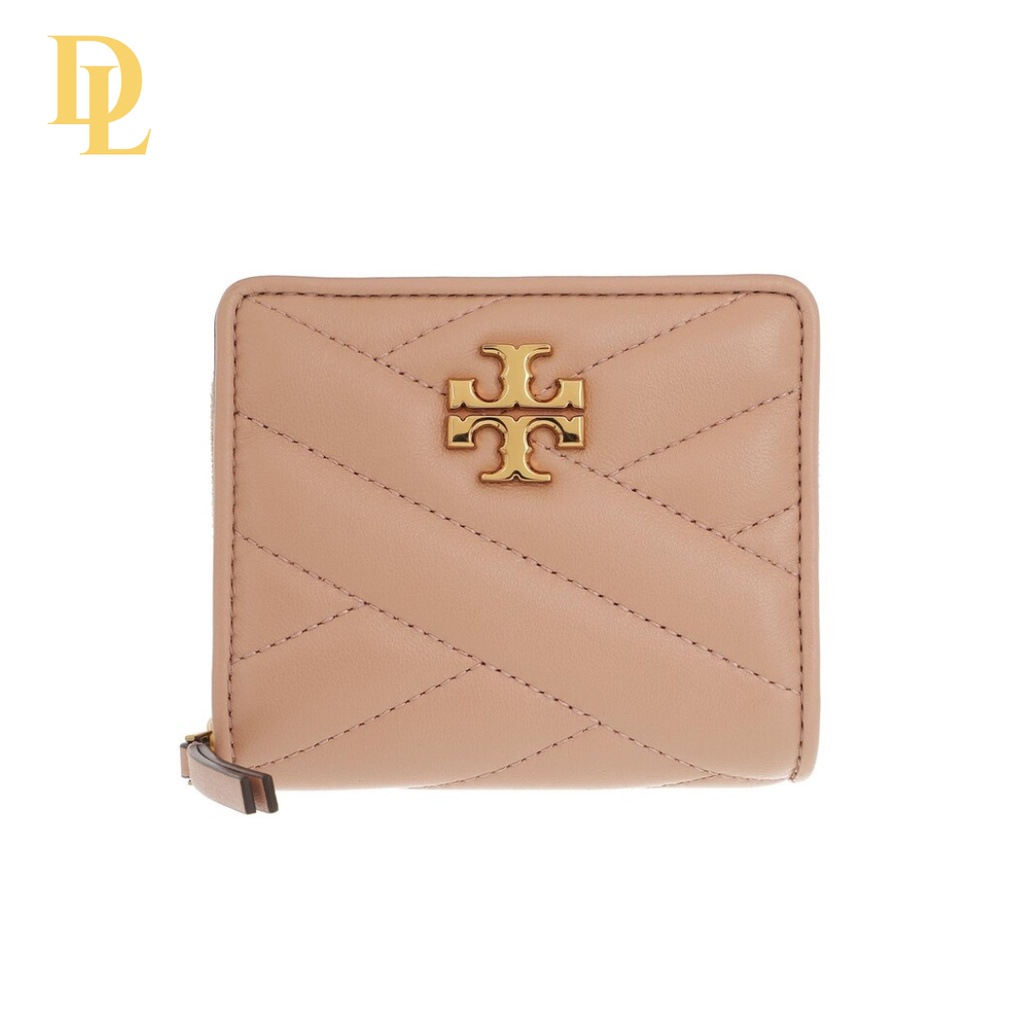 Tory Burch Kira Chevron Bifold Wallet Pink Moon (TB4F8833)