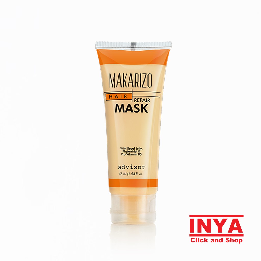 MAKARIZO ADVISOR HAIR MASK REPAIR DRY &amp; DAMAGED 45gr Tube - Masker Rambut