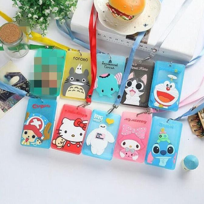 

Tempat Kartu / ID Card Holder Karakter dengan Tali