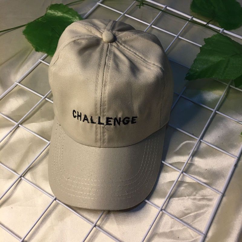 (BISA COD) Topi Base Ball / Topi Bordir / Topi Pria Wanita / Topi Keren Topi Murah / Topi Ring Besi / Topi Hits OOTD-Cream