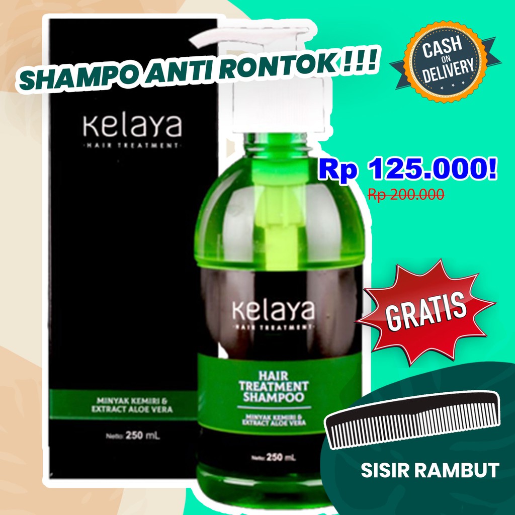 KELAYA HAIR TREATMENT SHAMPOO RAMBUT ANTI RONTOK 250ML Shopee Indonesia