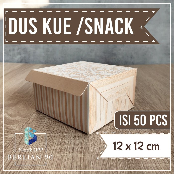 

Dus Kue Ukuran 12 X 12 Cm Dus Snack Box Snack Original