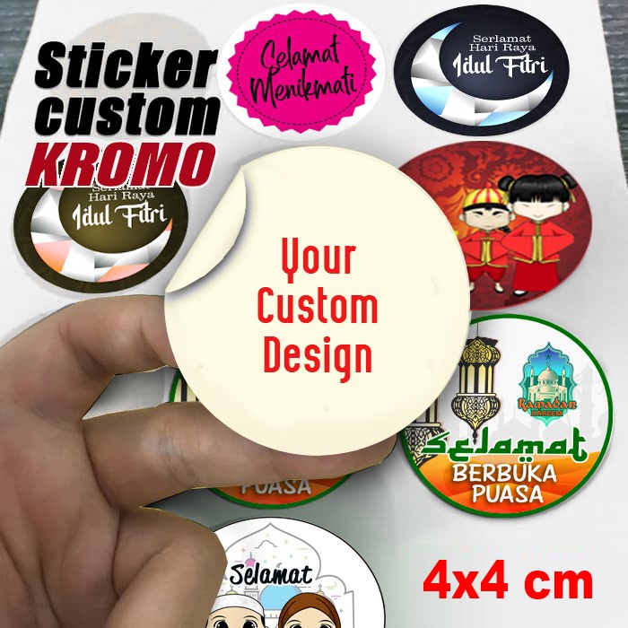 

Stiker Label Kromo Logo D: 4 cm ( 70 pc )