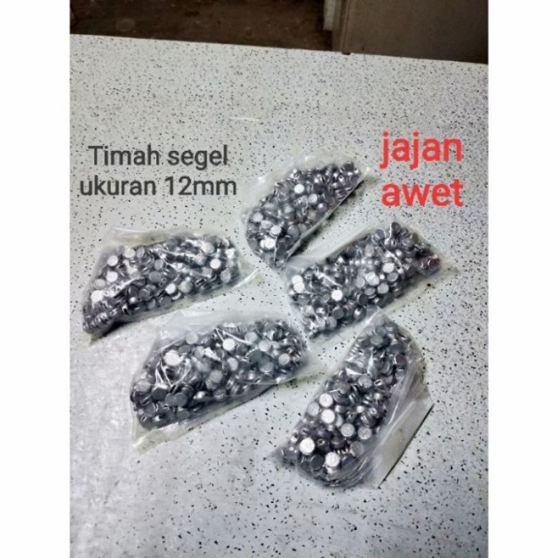 Timah segel 12mm - Timah segel pekerja PLN dan PDAM - Timah - Timbel 1