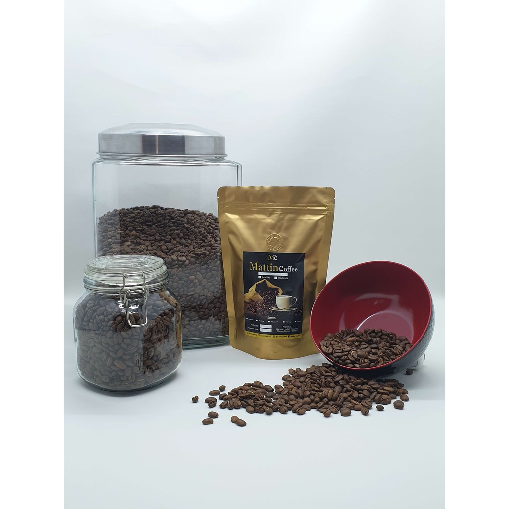 

Kopi Arabika Mandeling 250 gr - 1 kg Biji atau Bubuk Mattin Coffee