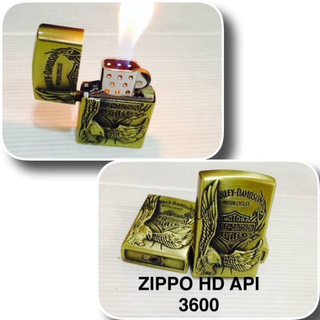 KOREK GAS MODEL ZIPPO HD 3600 KOREK API ZIPPO API GAS HARLEY DAVIDSON