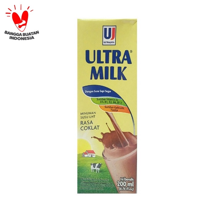 

101bfbb Susu Ultra Milk (Uht) - 200Ml - Rasa Cokelat Xa201As