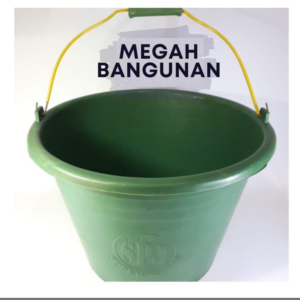 Ember Cor Jumbo /Ember Besar Hijau 18/Plastik Anti Pecah Serba Guna