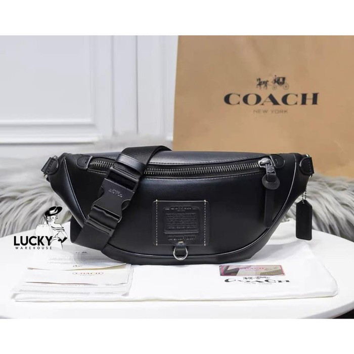 Coach Rivington Belt Bag in Black Copper Finish - Original 100%