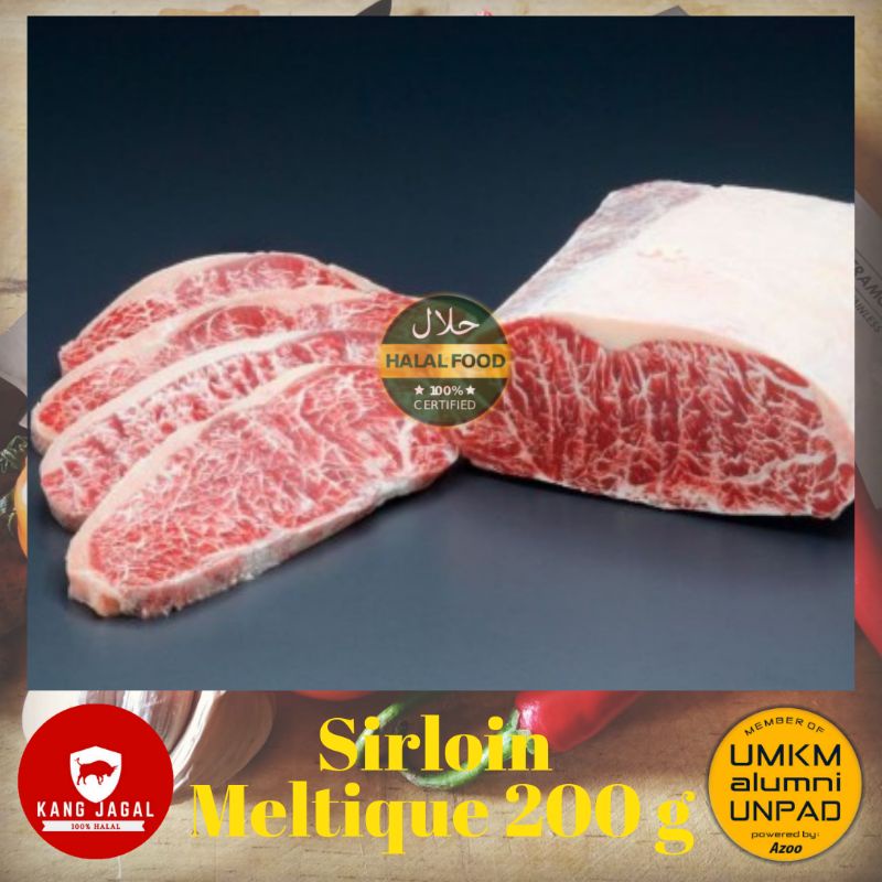 Sirloin AUS Meltique 200 g / Meltik Sirloin / Wagyu Quality / Meltique Slice