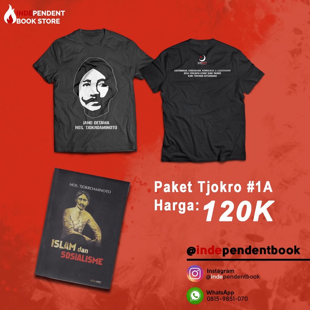 Jual Po Paket Tsirt Hos Tjokroaminoto Dan Buku Islam Dan Sosialisme Shopee Indonesia