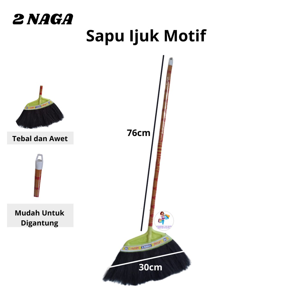 Sapu Lantai Ijuk 2 Naga