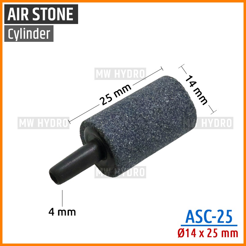 Air Stone Cylinder, 14x25 mm - Airstone / Batu Aerator Silinder