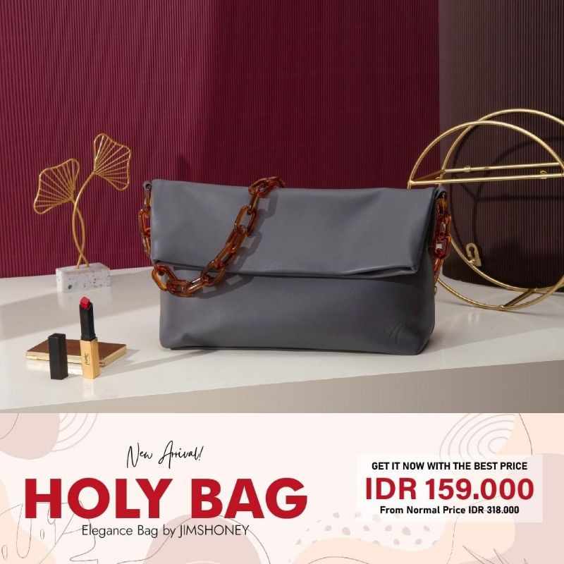 SPECIAL PROMO AKHIR TAHUN TAS EXCLUSIVE WANITA JIMS HONEY JH HOLY BAG KADO ULTAH ANNIVERSARY PACAR ISTRI CEWEK PEREMPUAN UNIK ELEGANT CANTIK MURAH FEMINIM TAS KERJA TAS BESAR TAS RANTAI KADO NATAL CANTIK UNIK MURAH PROMO