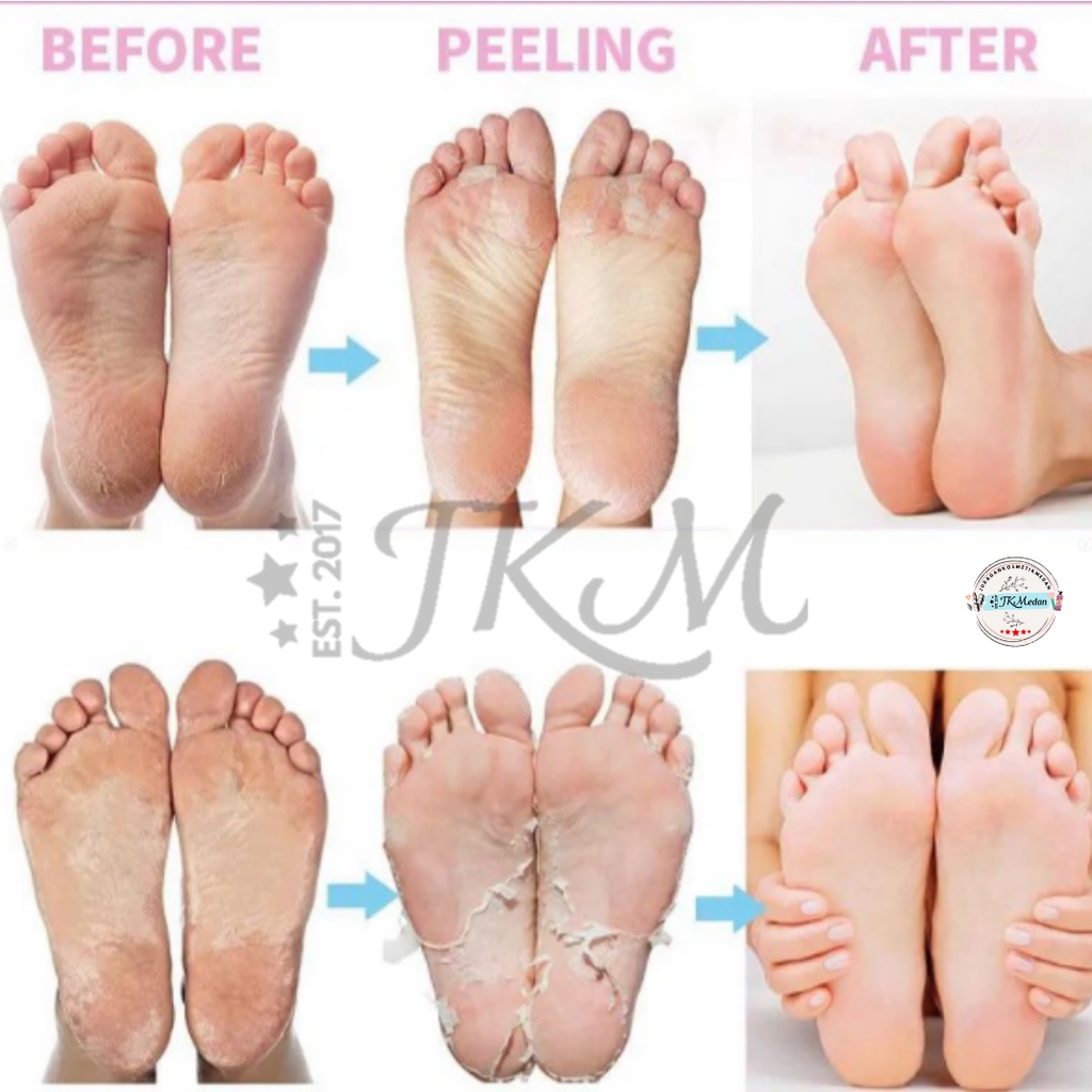 EFERO EXFOLIATING FOOT CARE MASK MASKER KAKI EFERO MASKER KAKI BIOAQUA FOOTMASK EFREO HANDMASK PUTIMI HANDMASK ALOEVERA
