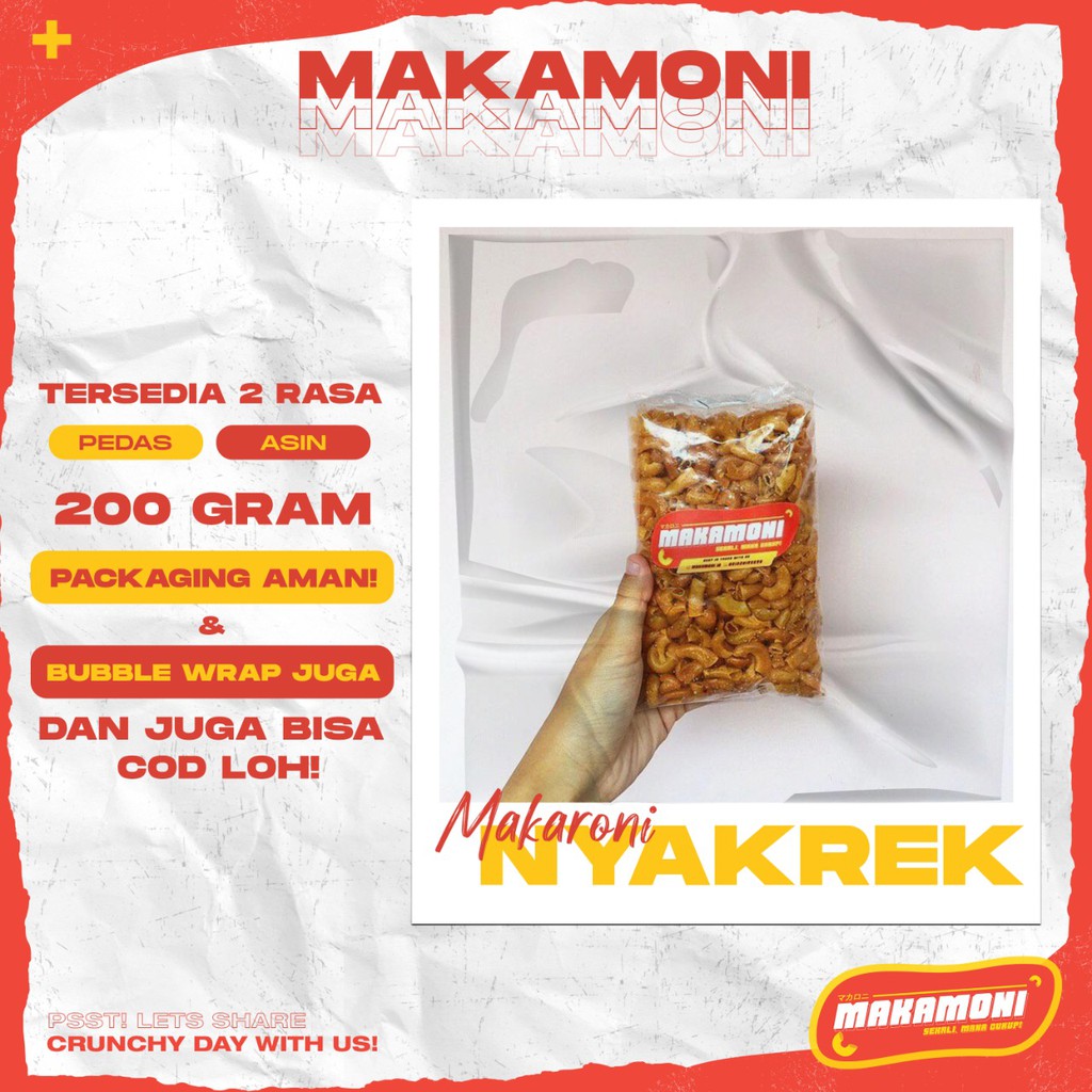 

Makamoni Nyakrek 200gr (FREE BUBBLE WRAP)