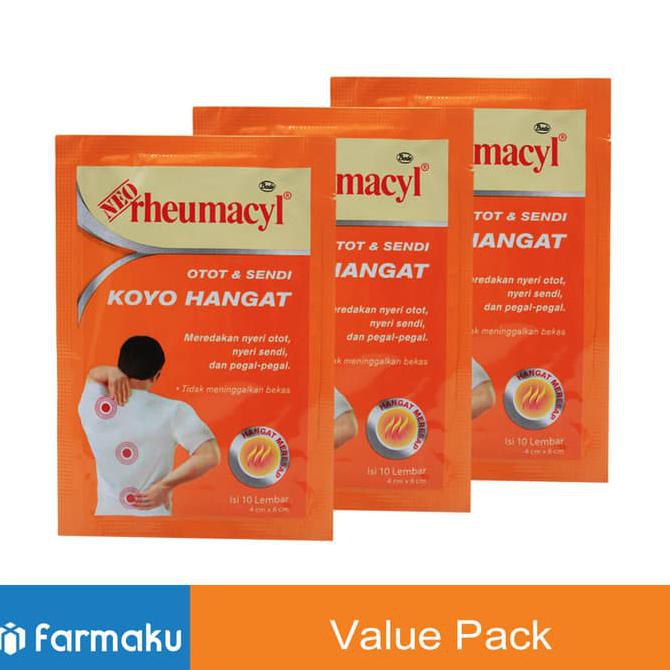Value Pack Neo Rheumacyl Koyo Hangat 10'S
