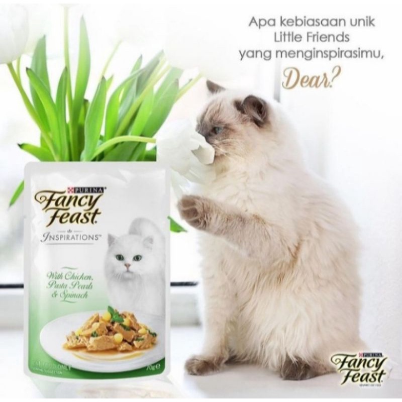 fancy feast sacheat 70gr chicken spinach