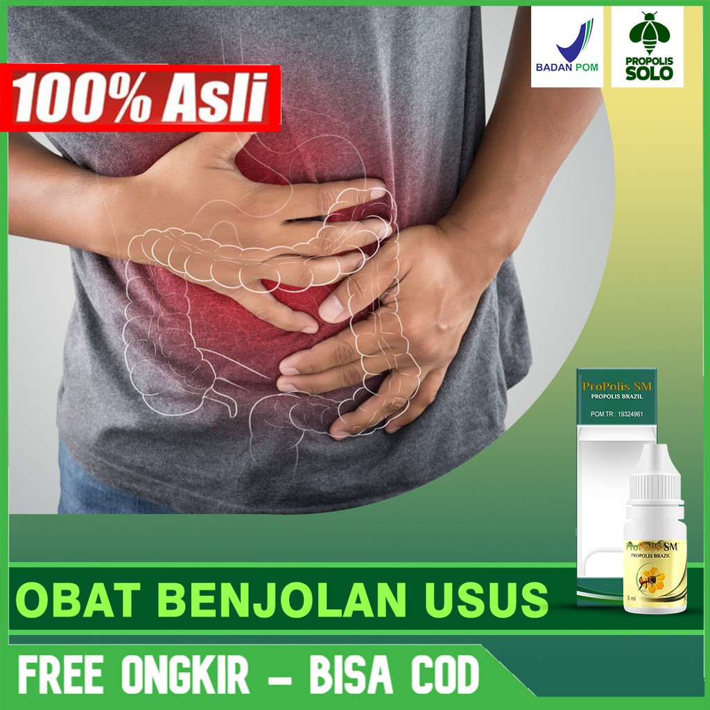 Obat Benjolan Usus, Radang usus, usus buntu Terbukti Aman Propolis SM Brazil Original di Solo