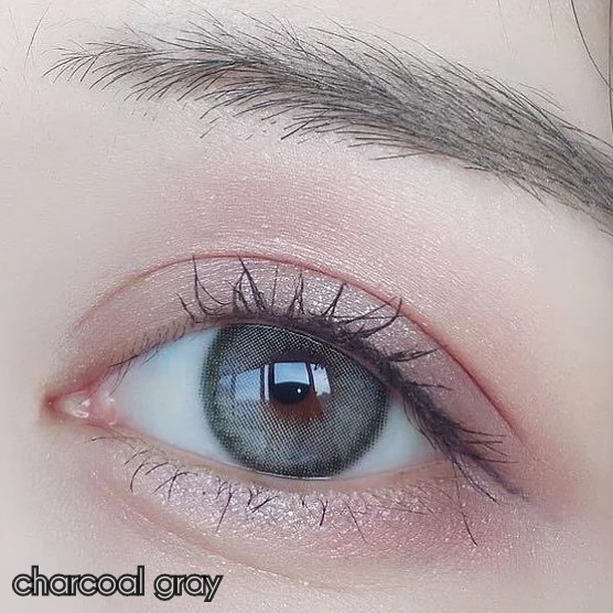 Softlens i-DoL Canna Roze Charcoal Gray (Abu-abu Gelap) - Princess Idol