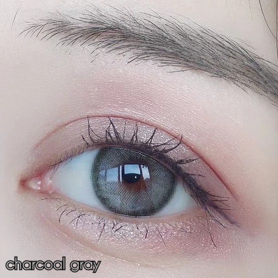 Softlens i-DoL Canna Roze Charcoal Gray (Abu-abu Gelap) - Princess Idol