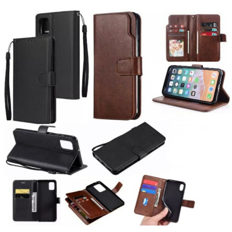 CASE SAMSUNG A32 (4G) / SAMSUNG A72 / SAMSUNG A52 LEATHER CASE KULIT DOMPET MAGNET ORIGINAL SOFT