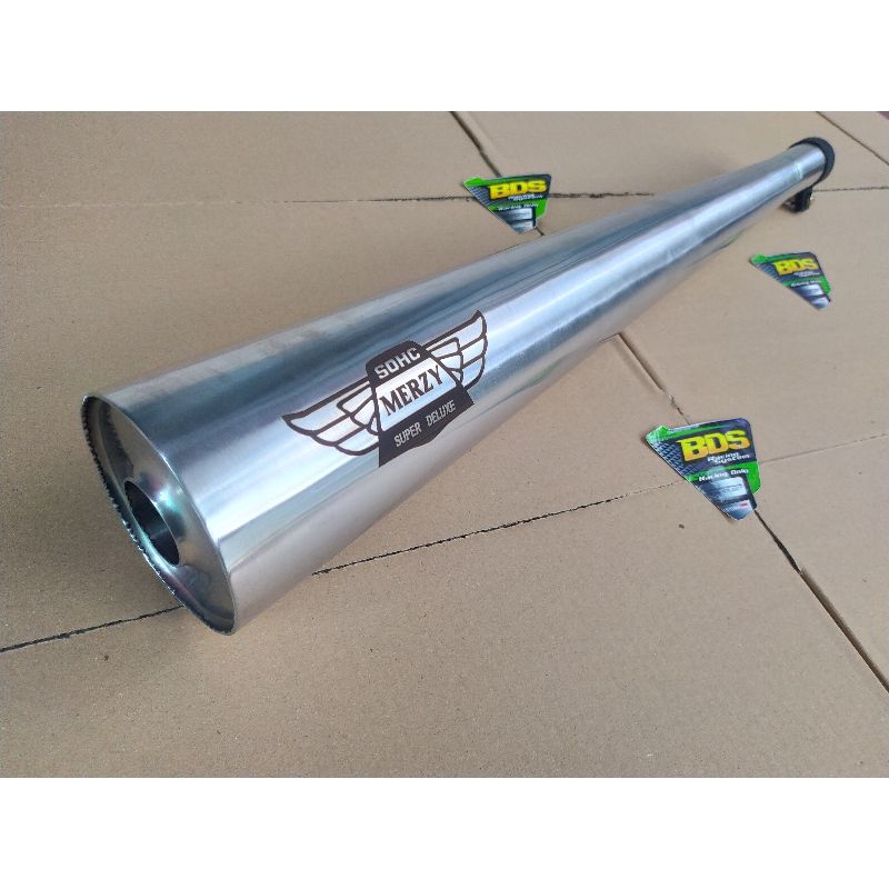 Knalpot Binter Merzy Logo Merzy Stainless
