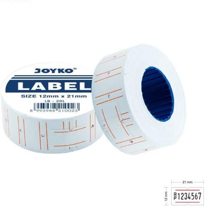 

Hot Sale - Kertas Label Harga/price label roll Joyko 1 baris LB-2RL 1 slop ..