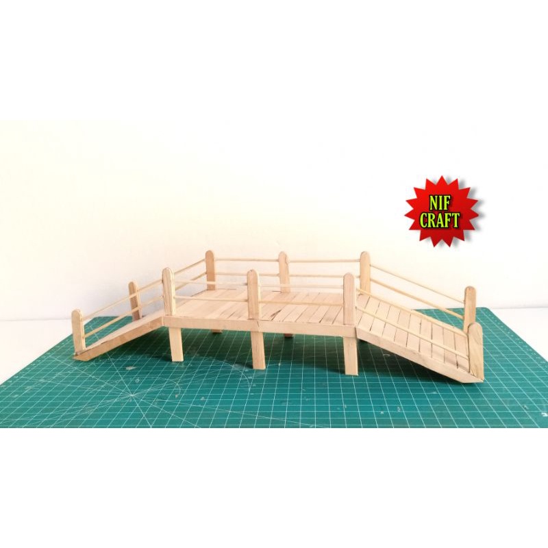 Prakarya Jembatan dari Stik Es Krim