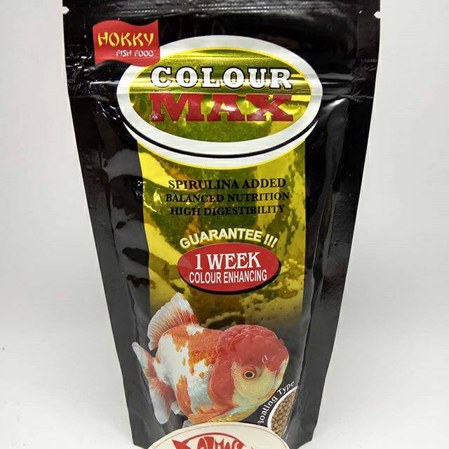 Pakan Ikan Koki HOKKY Colour Max 100gr
Untuk koki dan koi dll.