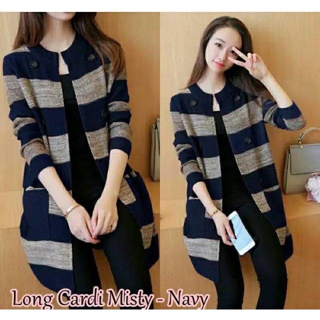 VGN LONG CARDY MISTY / CARDY WANITA / CARDINGAN TERLARIS / CARDINGAN KEKINIAN / FASHION WANITA