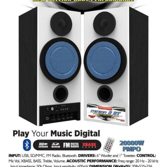 Speaker Roadmaster Minion Speaker Aktif Roadmaster Minion 2 Bt Saharaksatria