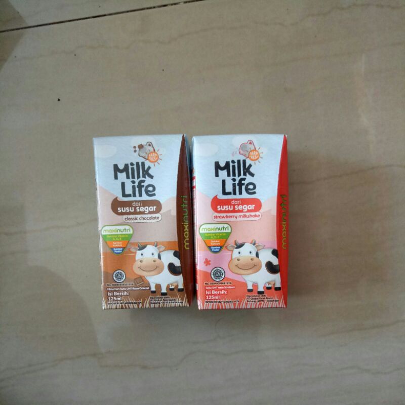 

susu uht milk life 125ml