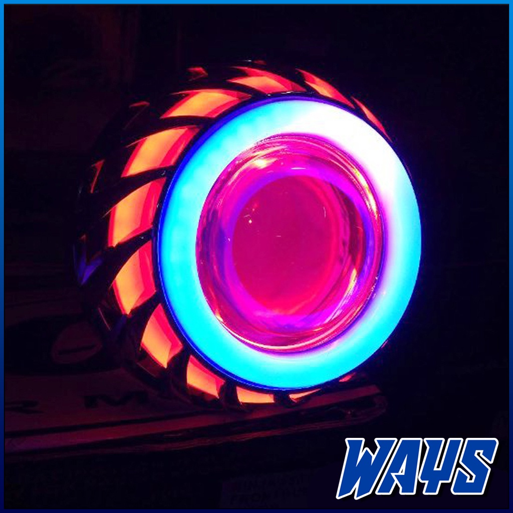 L021 | Lampu Depan Projie Proji LED Spiral Motor Mio Soul Beat Vario CBR Vixion R15 Satria FU Ninja