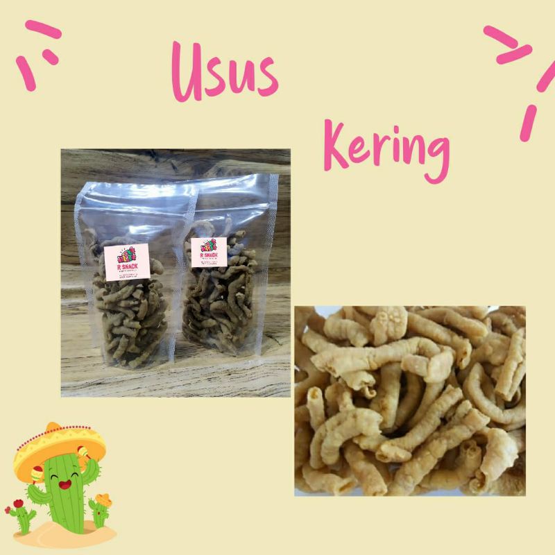 

Usus kering 125gr murah enak dan gurih R'snack by mama fitato