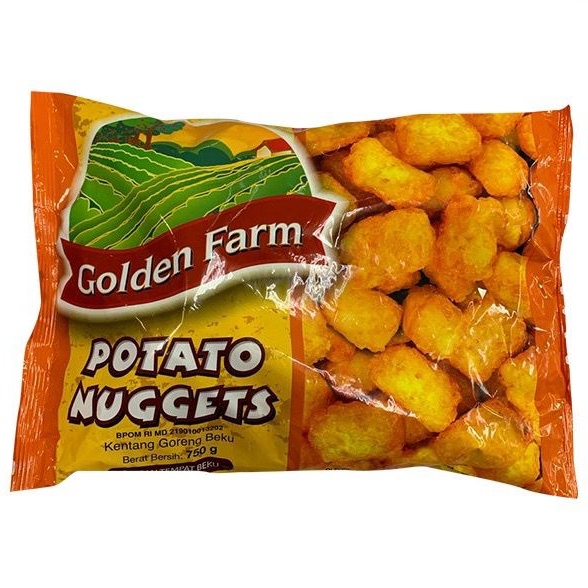 

Potato Nuggets Golden Farm / Kentang Pompom 750gram