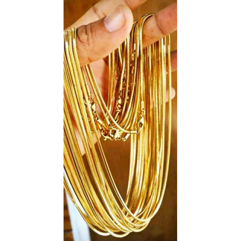 Kalung pria titanium kalung emas titanium kalung