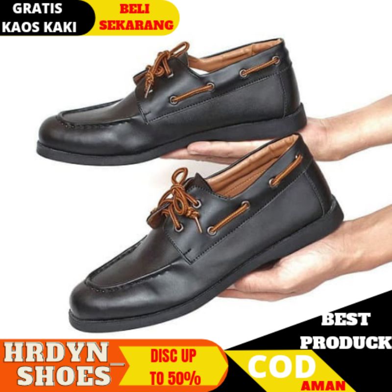 BIG PROMO SepatuFormal Pantofel pria Resmi Formal Hitam Kuliah Kondangan Kerja PNS Guru CY4008