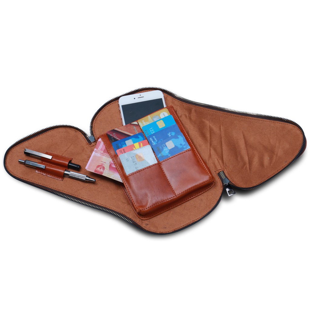 Tas Selempang Pria Wanita Sling Bag Multifungsi Sporty QI LEATHER Produk Terbaru P071