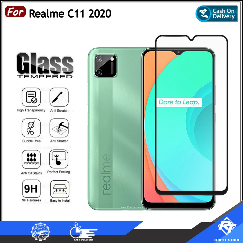 Tempered Glass Full Screen Realme C11 2020 and Realme C11 2021