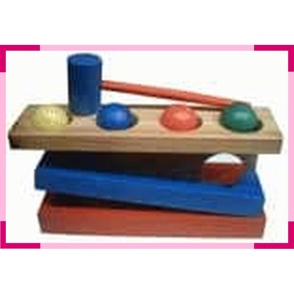 HAMMER BALL - mainan Edukasi Kayu -