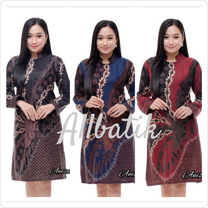 Tunik Batik Wanita Modern